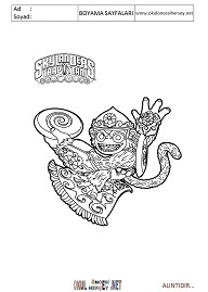 Skylanders boyama sayfaları